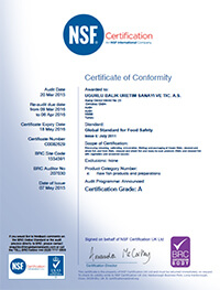 C0082629 BRC Certificate